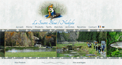 Desktop Screenshot of pisciculture-lasourcebleue.com